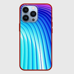 Чехол iPhone 13 Pro Полосы неоновый градиент
