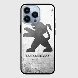 Чехол iPhone 13 Pro Peugeot - white gradient