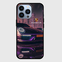 Чехол iPhone 13 Pro Porshe neon city