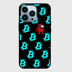 Чехол iPhone 13 Pro Among us биткоин