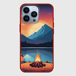 Чехол iPhone 13 Pro В лесу с палаткой
