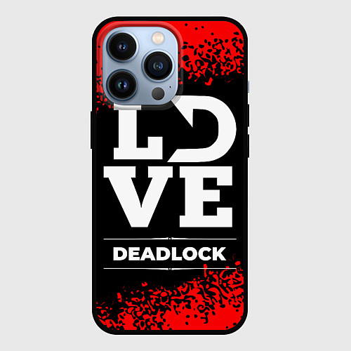 Чехол iPhone 13 Pro Deadlock love классика / 3D-Черный – фото 1