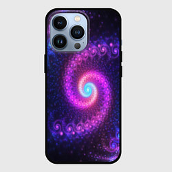 Чехол iPhone 13 Pro Фрактальный неон