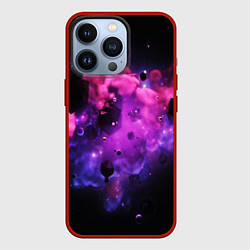 Чехол для iPhone 13 Pro Космическая геометрия, цвет: 3D-красный