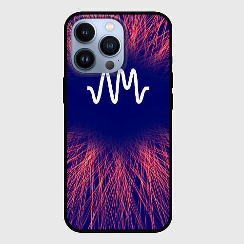 Чехол iPhone 13 Pro Arctic Monkeys red energy / 3D-Черный – фото 1