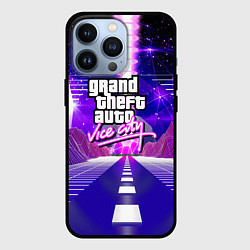 Чехол для iPhone 13 Pro GTA vice city retrovawe, цвет: 3D-черный