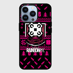 Чехол iPhone 13 Pro Rainbow six winter pink