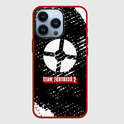 Чехол iPhone 13 Pro Team Fortress 2 краски штрихи
