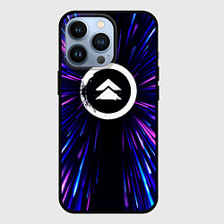 Чехол iPhone 13 Pro Ghost of Tsushima neon energy