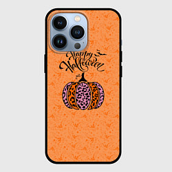Чехол iPhone 13 Pro Halloween - тыква леопардовая
