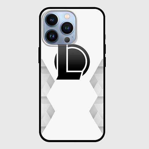 Чехол iPhone 13 Pro League of Legends white poly / 3D-Черный – фото 1