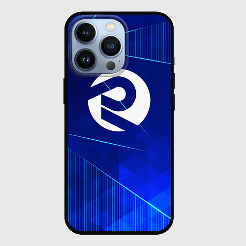 Чехол iPhone 13 Pro ARC Raiders blue poly / 3D-Черный – фото 1