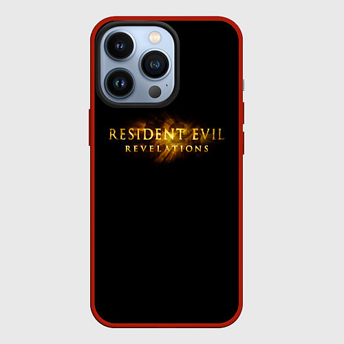 Чехол iPhone 13 Pro Resident Evil 7 biohazard / 3D-Красный – фото 1