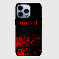 Чехол для iPhone 13 Pro Biohazard брызги красок, цвет: 3D-черный