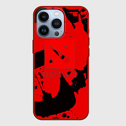 Чехол iPhone 13 Pro Dota краски иероглиф