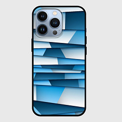 Чехол для iPhone 13 Pro Geometry line, цвет: 3D-черный