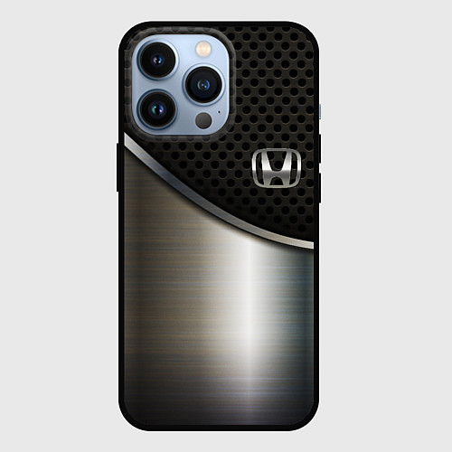 Чехол iPhone 13 Pro Honda metal car / 3D-Черный – фото 1