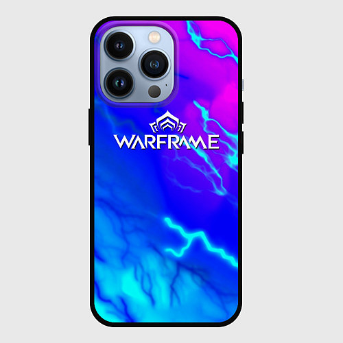 Чехол iPhone 13 Pro Warframe neon storm / 3D-Черный – фото 1