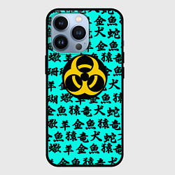 Чехол для iPhone 13 Pro Resident Evil japan pattern, цвет: 3D-черный