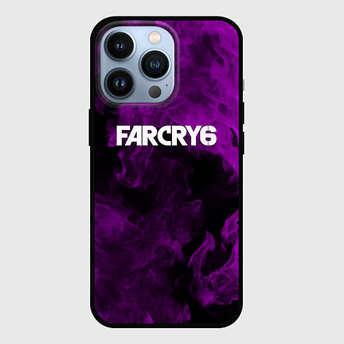 Чехол iPhone 13 Pro Farcry neon fire / 3D-Черный – фото 1