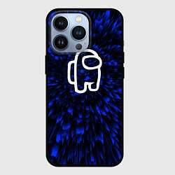 Чехол iPhone 13 Pro Among Us blue energy