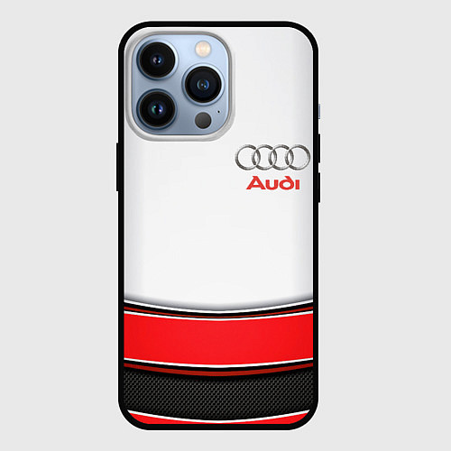 Чехол iPhone 13 Pro AUDI auto car / 3D-Черный – фото 1