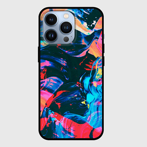 Чехол iPhone 13 Pro Colors / 3D-Черный – фото 1