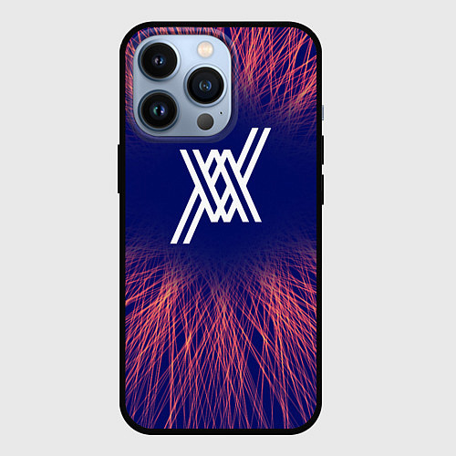 Чехол iPhone 13 Pro Darling in the FranXX red energy / 3D-Черный – фото 1