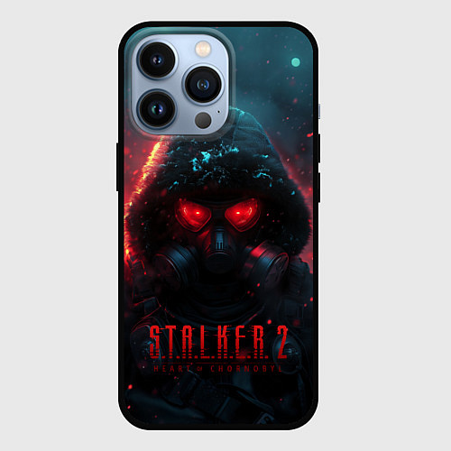 Чехол iPhone 13 Pro Stalker 2 аномальная зона / 3D-Черный – фото 1