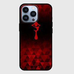 Чехол iPhone 13 Pro Hellsing red poly