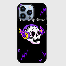 Чехол iPhone 13 Pro Three Days Grace неоновый череп