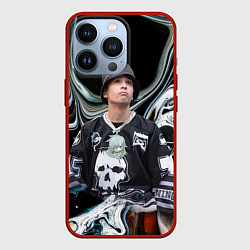 Чехол для iPhone 13 Pro Slava Marlow music artist, цвет: 3D-красный