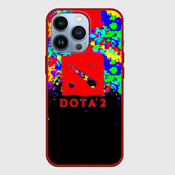 Чехол iPhone 13 Pro Dota абстрактные краски