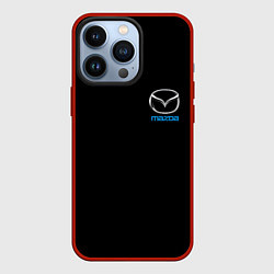 Чехол для iPhone 13 Pro Mazda logo auto, цвет: 3D-красный