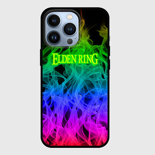 Чехол iPhone 13 Pro Elden ring flame / 3D-Черный – фото 1