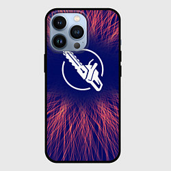 Чехол iPhone 13 Pro Chainsaw Man red energy