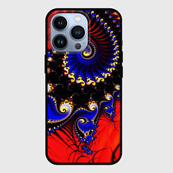 Чехол iPhone 13 Pro Оптический узор фракталы завитки