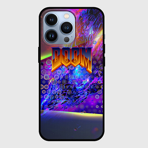 Чехол iPhone 13 Pro Doom abstraction mars / 3D-Черный – фото 1