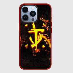 Чехол iPhone 13 Pro Doom fire
