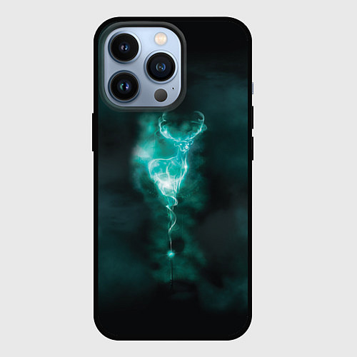 Чехол iPhone 13 Pro Patronus deer / 3D-Черный – фото 1