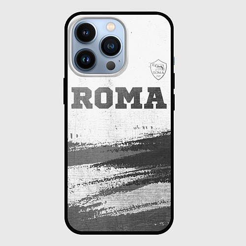 Чехол iPhone 13 Pro Roma - white gradient посередине / 3D-Черный – фото 1