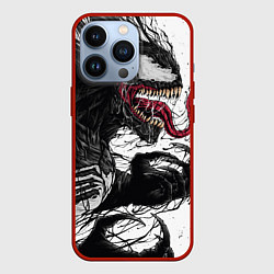 Чехол для iPhone 13 Pro Venom - Symbiot, цвет: 3D-красный