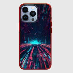 Чехол для iPhone 13 Pro Абстрактный путь в портал, цвет: 3D-красный