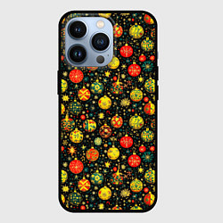 Чехол iPhone 13 Pro Новогодние елочные шары