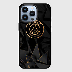 Чехол для iPhone 13 Pro PSG golden poly, цвет: 3D-черный