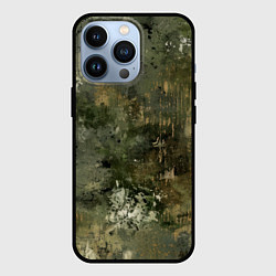 Чехол iPhone 13 Pro Камуфляж с потертостями