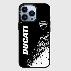 Чехол iPhone 13 Pro Ducati - следы от шин