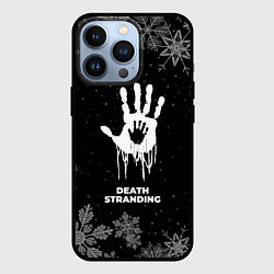 Чехол для iPhone 13 Pro Снежный Death Stranding, цвет: 3D-черный