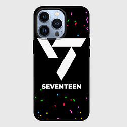 Чехол для iPhone 13 Pro Seventeen конфети, цвет: 3D-черный