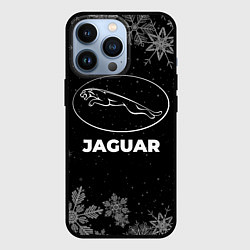 Чехол для iPhone 13 Pro Снежный Jaguar, цвет: 3D-черный
